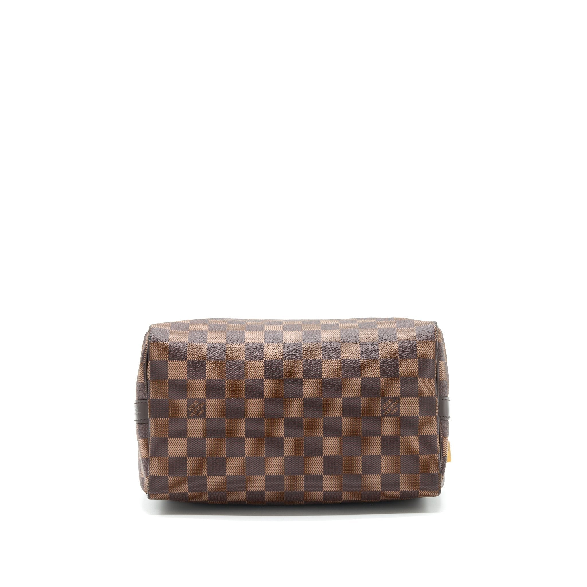LOUIS VUITTON SPEEDY 25 DAMIER EBENE WITH STRAP