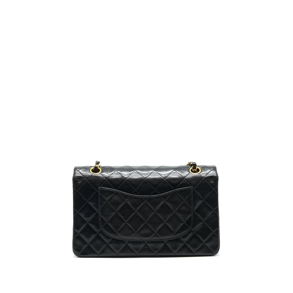 CHANEL VINTAGE CLASSIC FLAP MEDIUM IN BLACK GHW