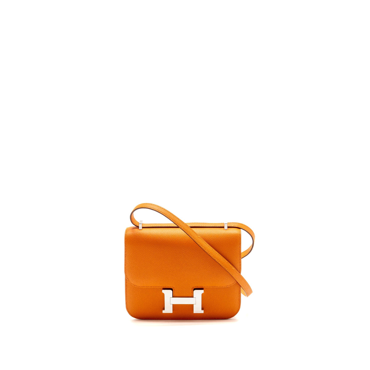 Hermes mini constance epsom orange SHW