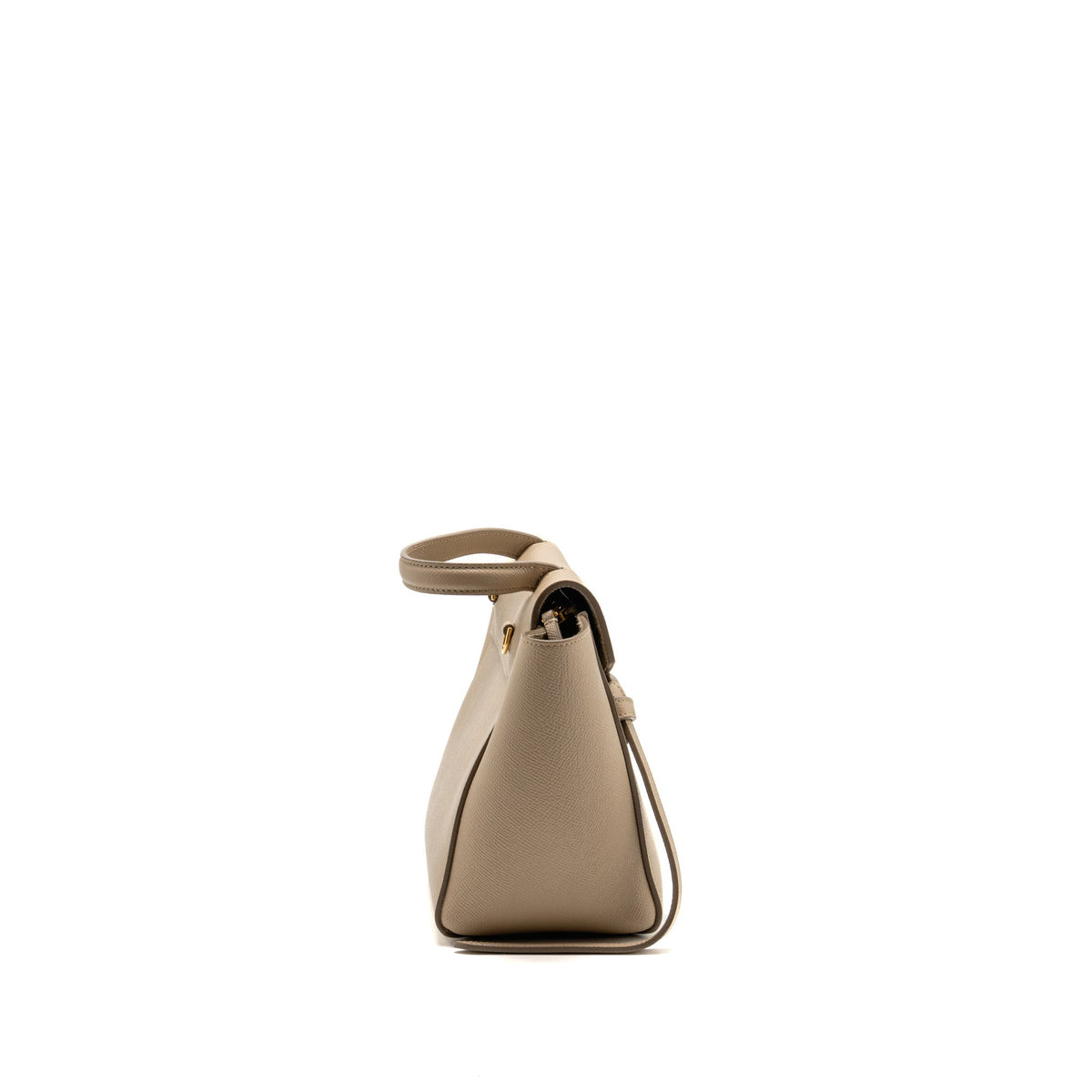 Celine Nano Belt Bag Grained Calfskin Light Taupe GHW