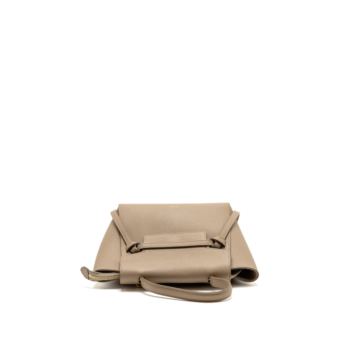 Celine Nano Belt Bag Grained Calfskin Light Taupe GHW