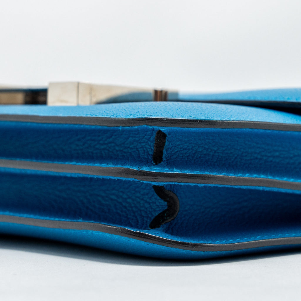 HERMES MINI CONSTANCE EVERCOLOR B3 BLEU ZANZIBAR SHW