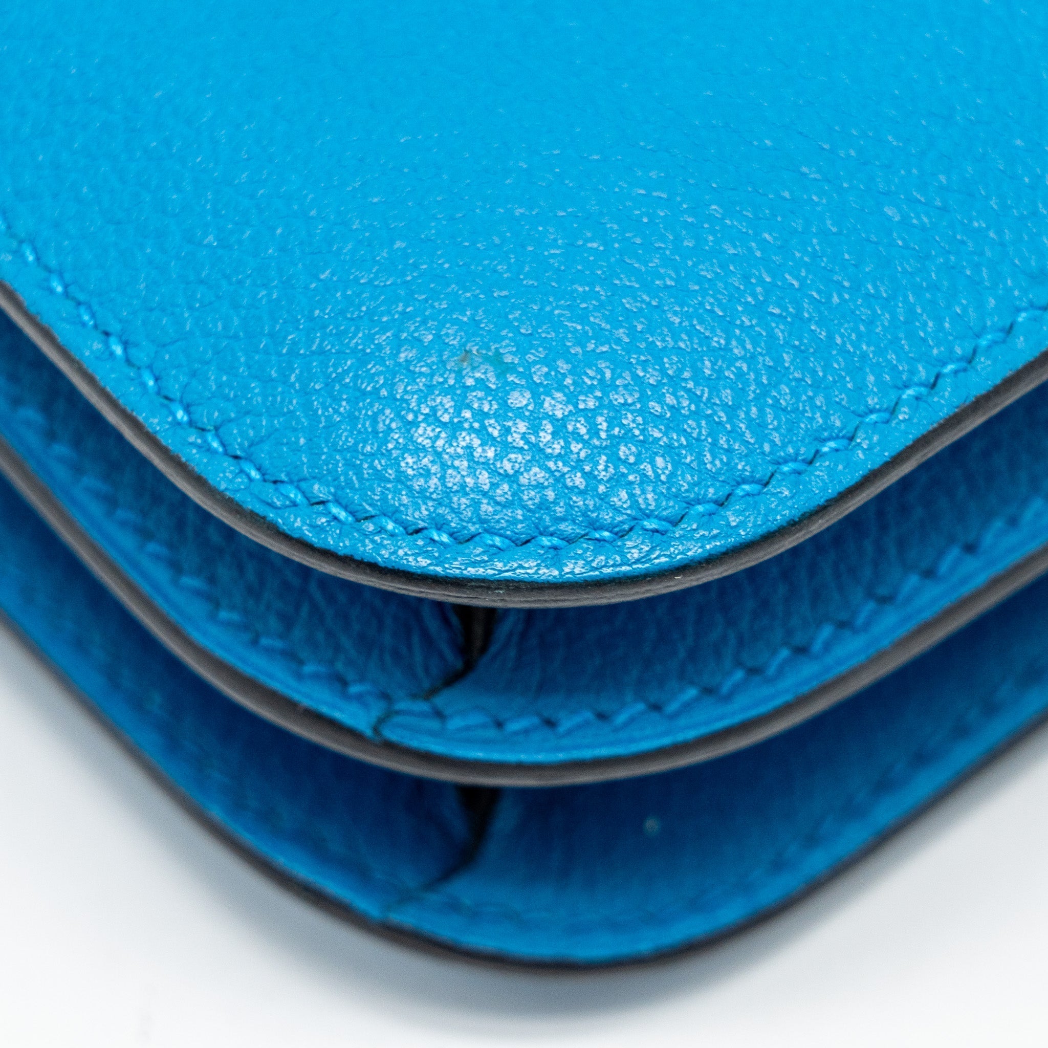 HERMES MINI CONSTANCE EVERCOLOR B3 BLEU ZANZIBAR SHW