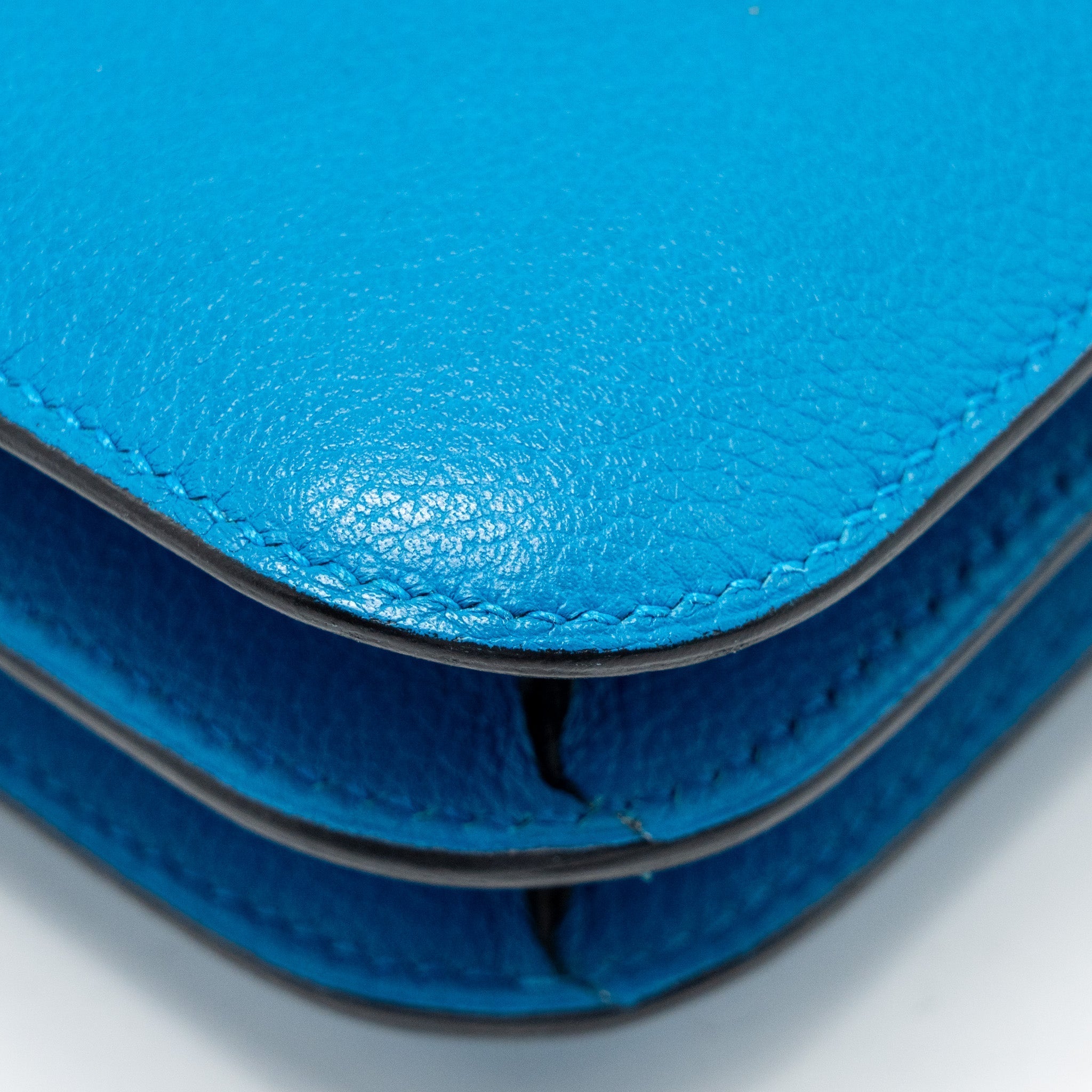 HERMES MINI CONSTANCE EVERCOLOR B3 BLEU ZANZIBAR SHW