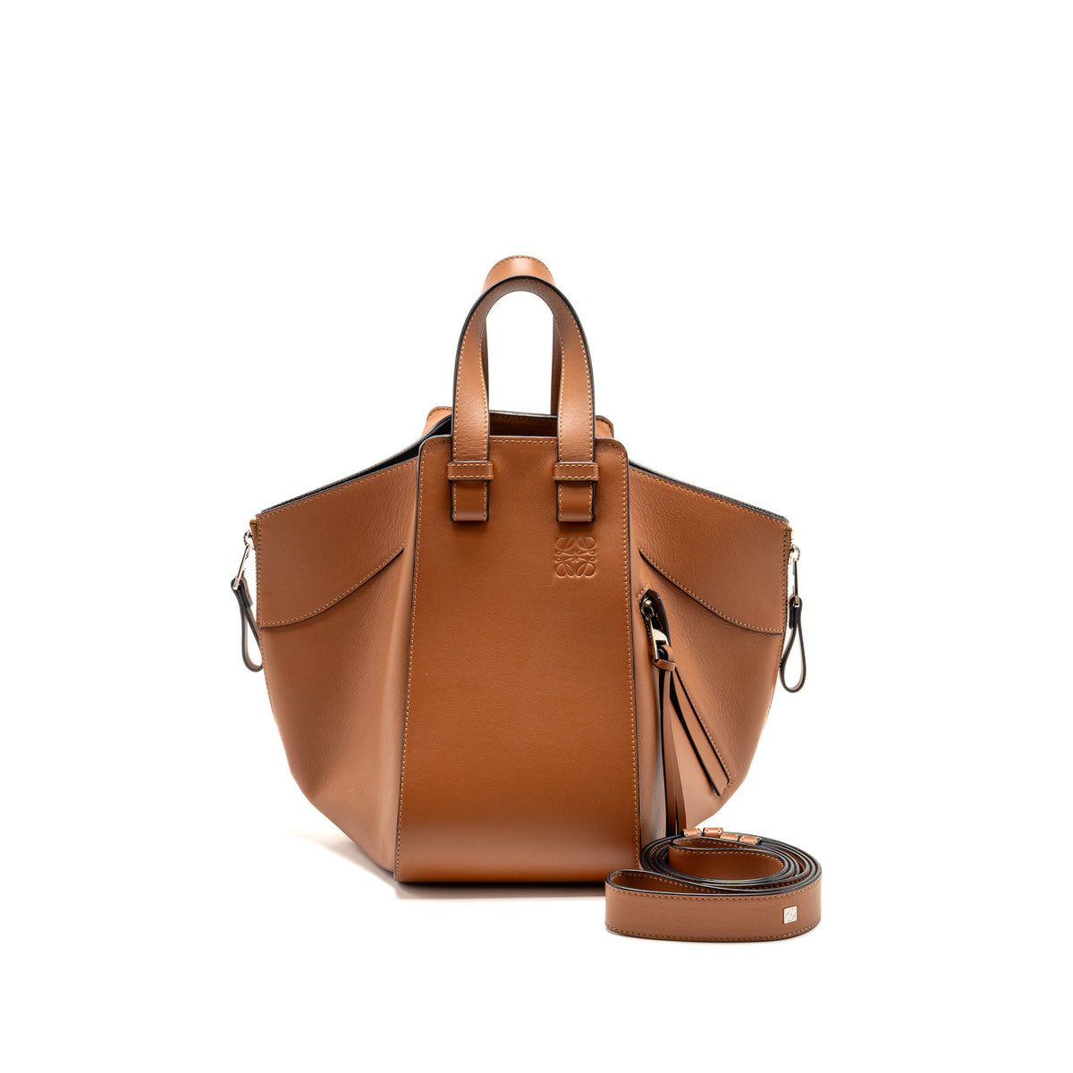 Loewe Small Hammock Bag Classic Calfskin Tan SHW