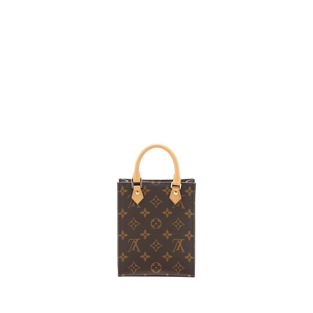 LOUIS VUITTON PETIT SAC PLAT MONOGRAM CANVAS GHW