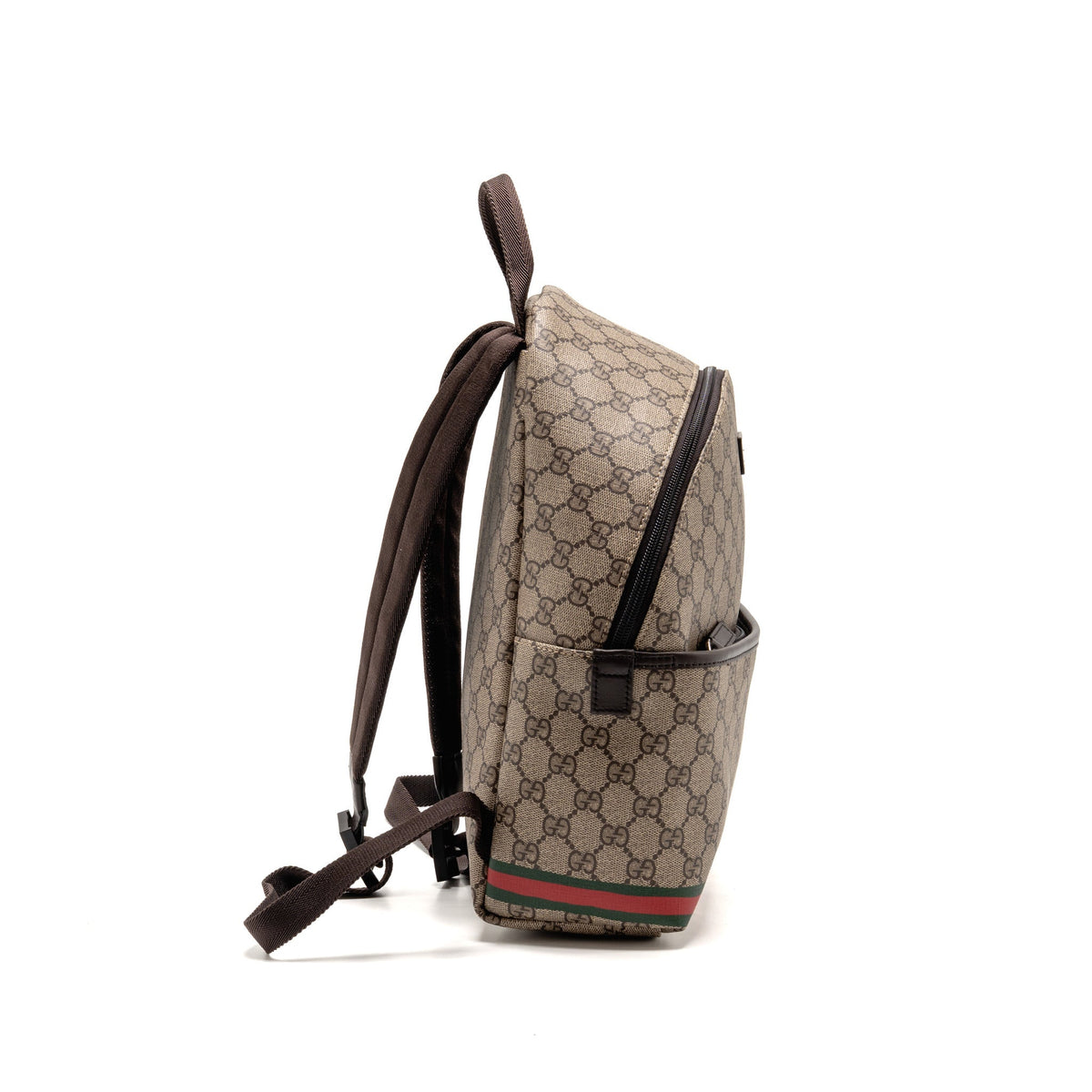 Gucci x Euan Roberts Children’s Printed GG Backpack GG Supreme Canvas/Leather Beige/Dark Brown SHW