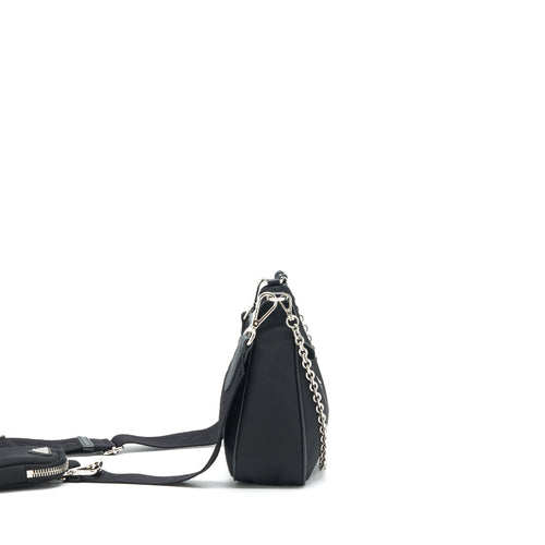 PRADA REEDITION 2005 NYLON BAG BLACK SHW
