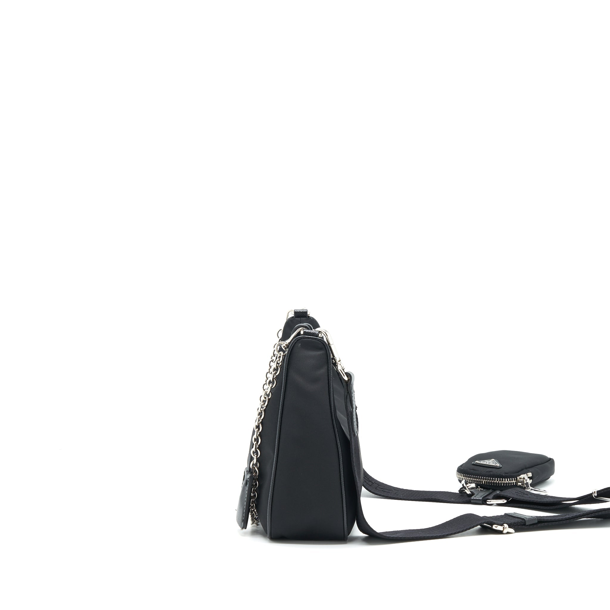 PRADA REEDITION 2005 NYLON BAG BLACK SHW