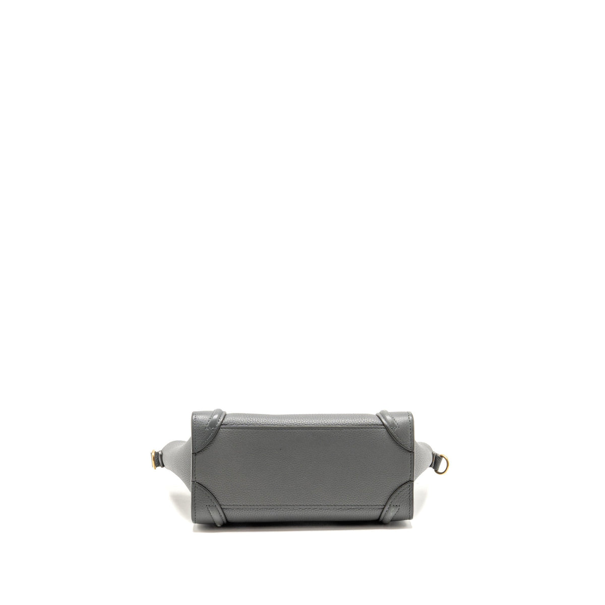 Celine Nano Luggage Bag Calfskin Grey GHW