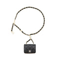 CHANEL 21B BELT BAG CAVIAR BLACK LGHW