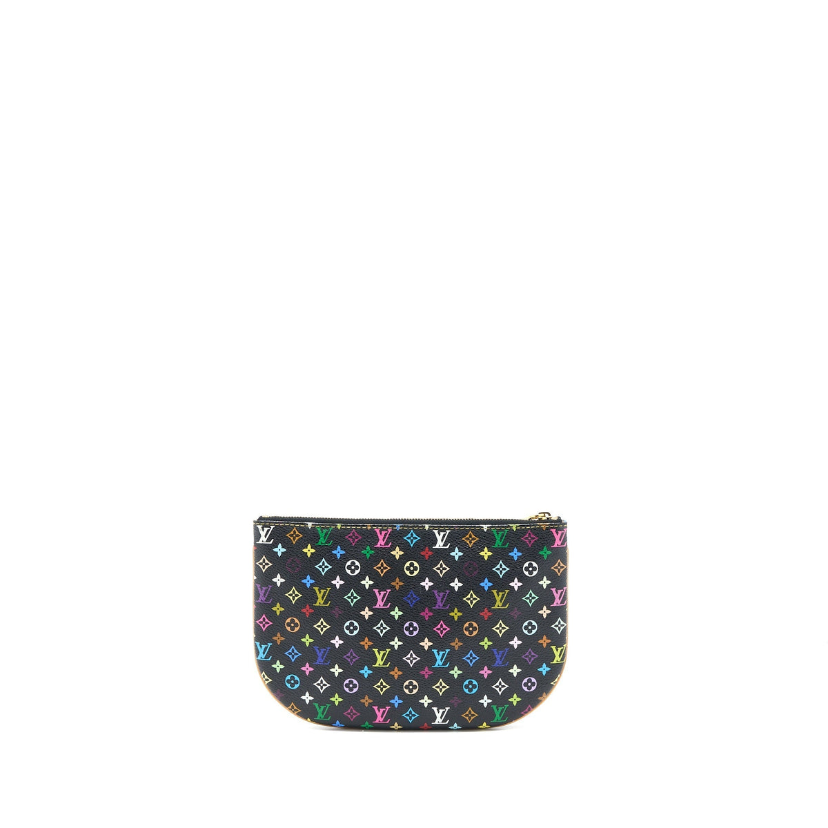 LOUIS VUITTON VINTAGE CLUTCH BLACK/MULTICOLOUR GHW
