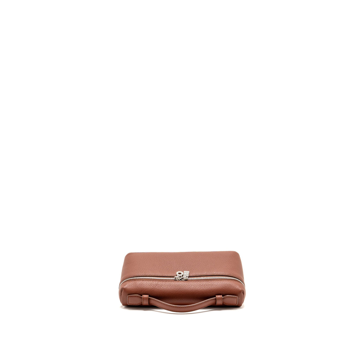 Loro Piana extra pocket L19 grained calfskin dark brown SHW