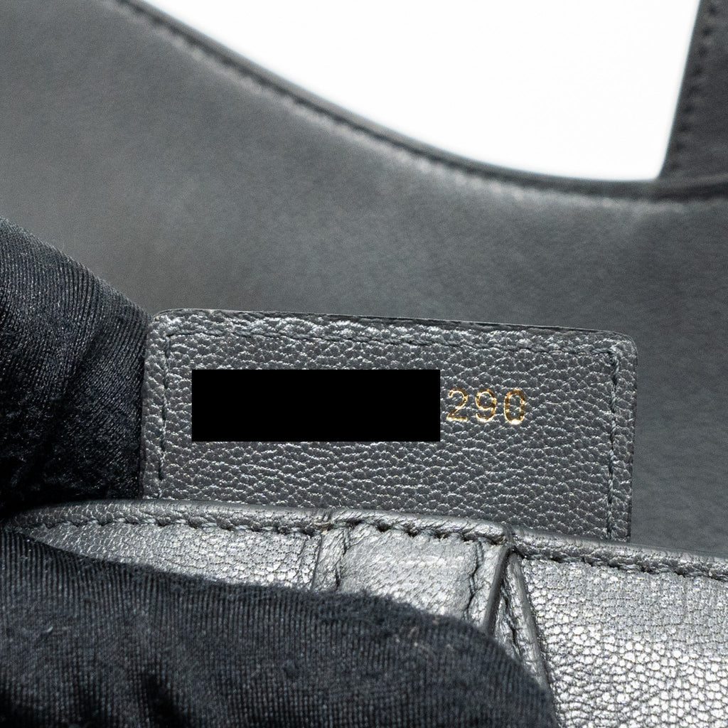 DIOR MEDIUM SADDLE BAG GOATSKIN DARK GREY GHW