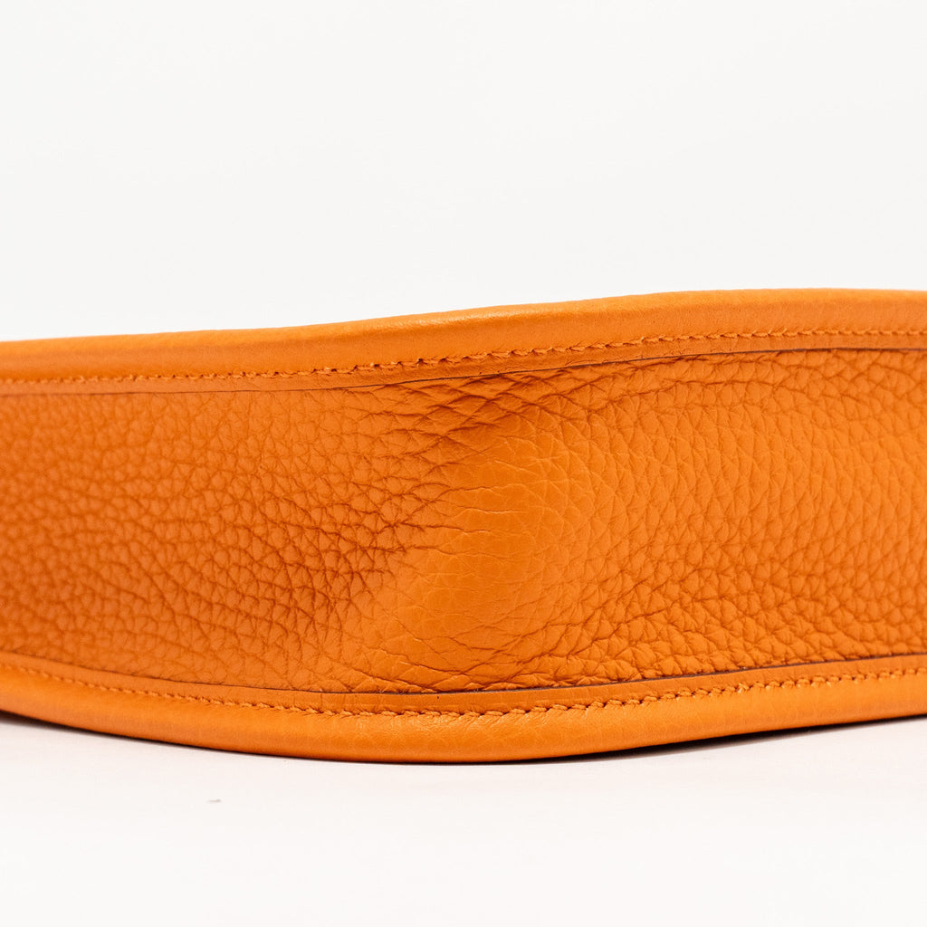 HERMES MINI EVELYN CLEMENCE ORANGE SHW