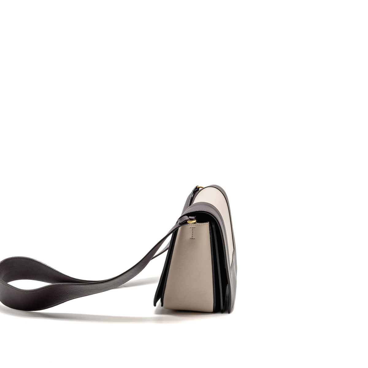 Celine Medium Frame Bag Calfskin Violet/Beige GHW