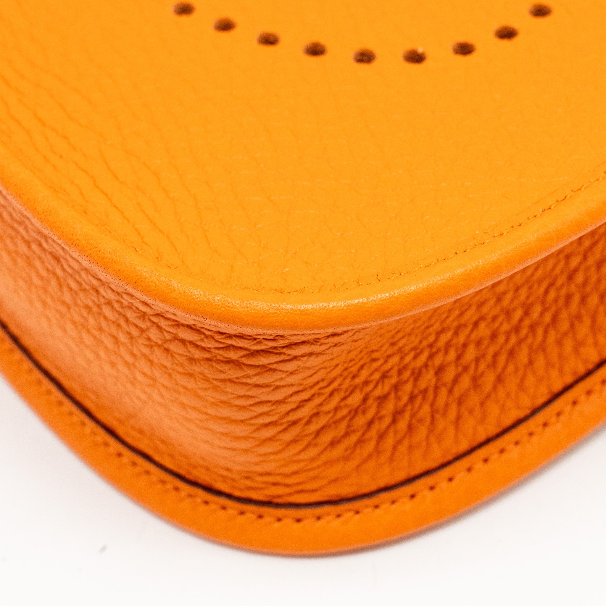 HERMES MINI EVELYN CLEMENCE ORANGE SHW