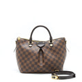 LOUIS VUITTON SIENA MM SHOULDER BAG DAMIER EBENE GHW