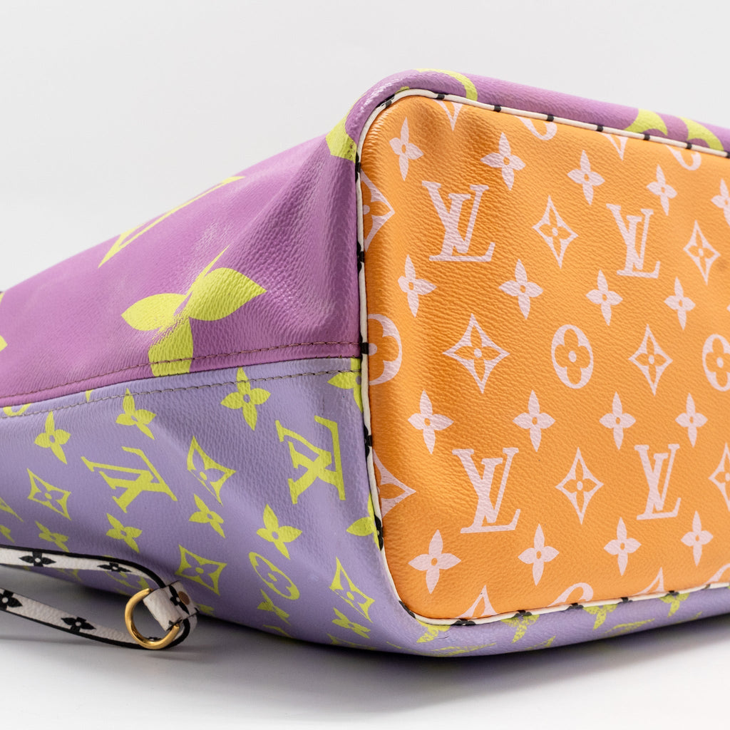 LOUIS VUITTON NEVERFULL MM GIANT MONOGRAM CANVAS MULTICOLOUR GHW