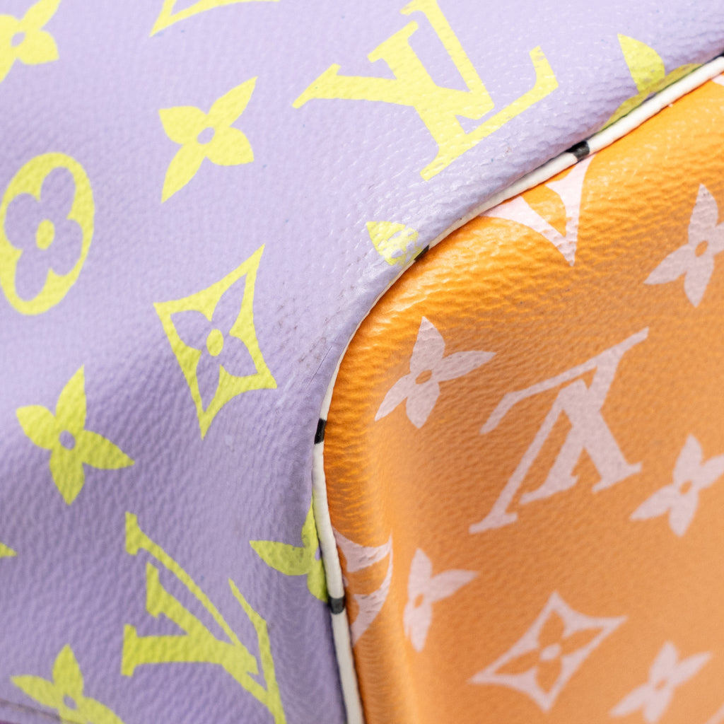 LOUIS VUITTON NEVERFULL MM GIANT MONOGRAM CANVAS MULTICOLOUR GHW