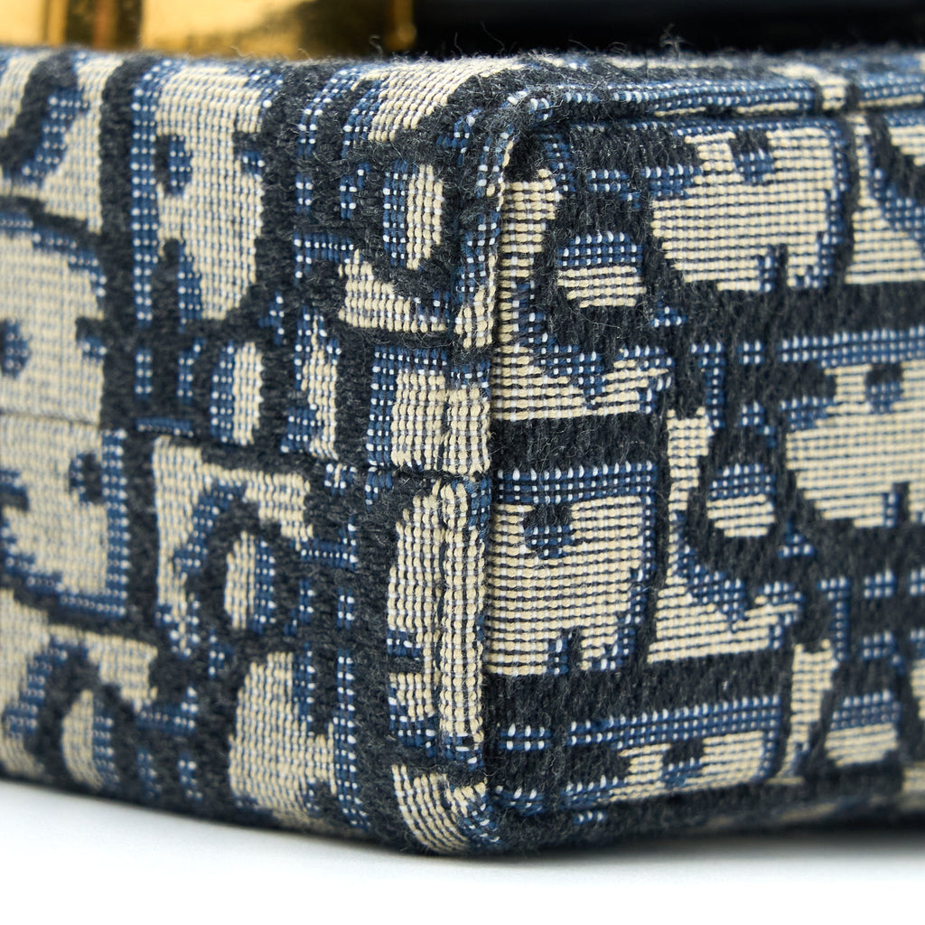 DIOR 30 MONTAIGNE BOX BLUE DIOR OBLIQUE JACQUARD GHW
