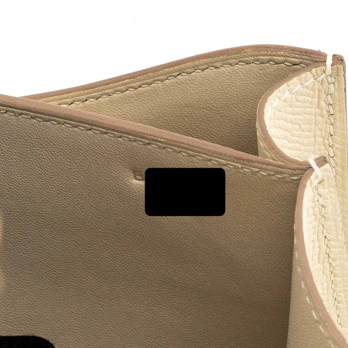 Hermes mini constance Epsom Craie GHW