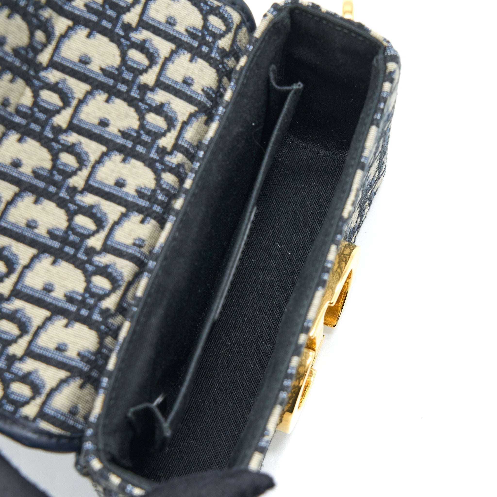 DIOR 30 MONTAIGNE BOX BLUE DIOR OBLIQUE JACQUARD GHW