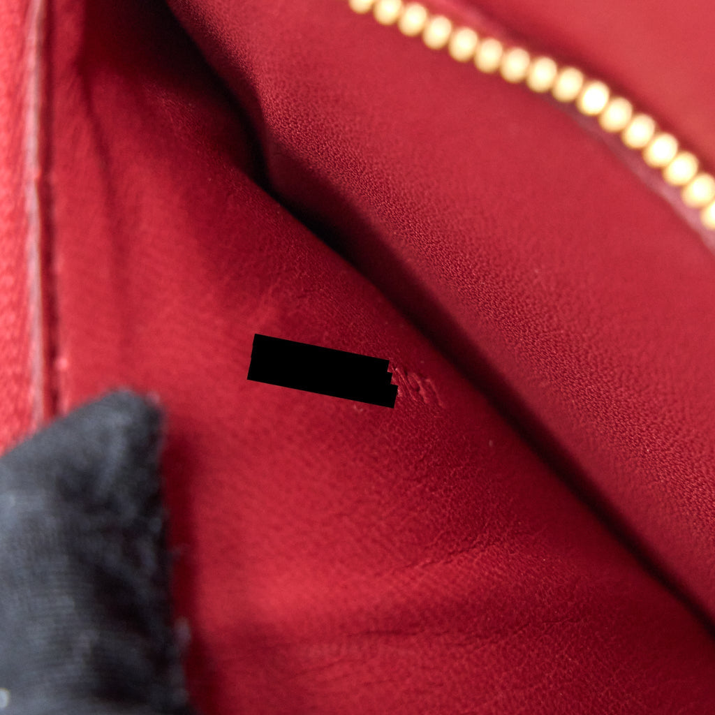CELINE MEDIUM CLASSIC BOX BAG CALFSKIN RED GHW