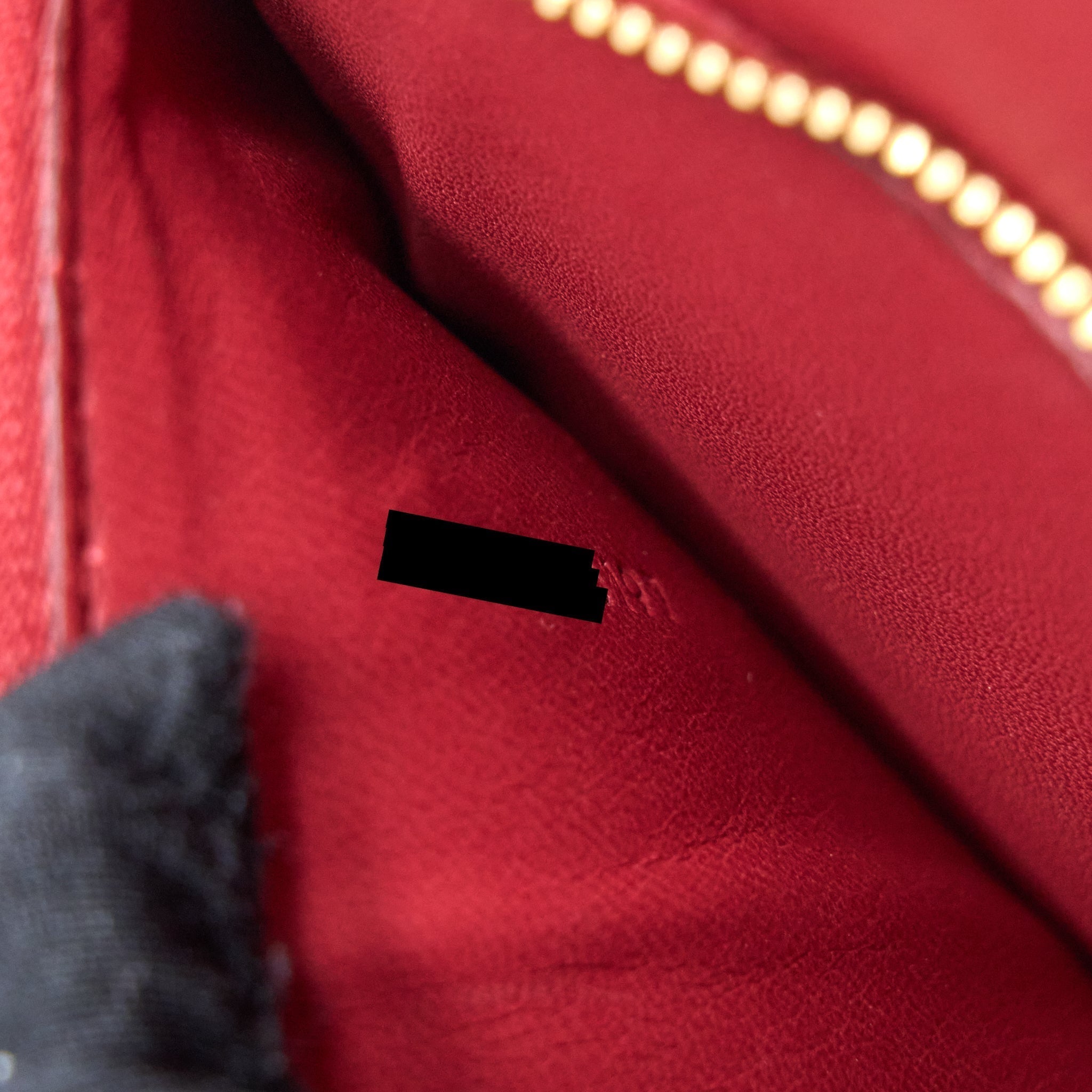 CELINE MEDIUM CLASSIC BOX BAG CALFSKIN RED GHW