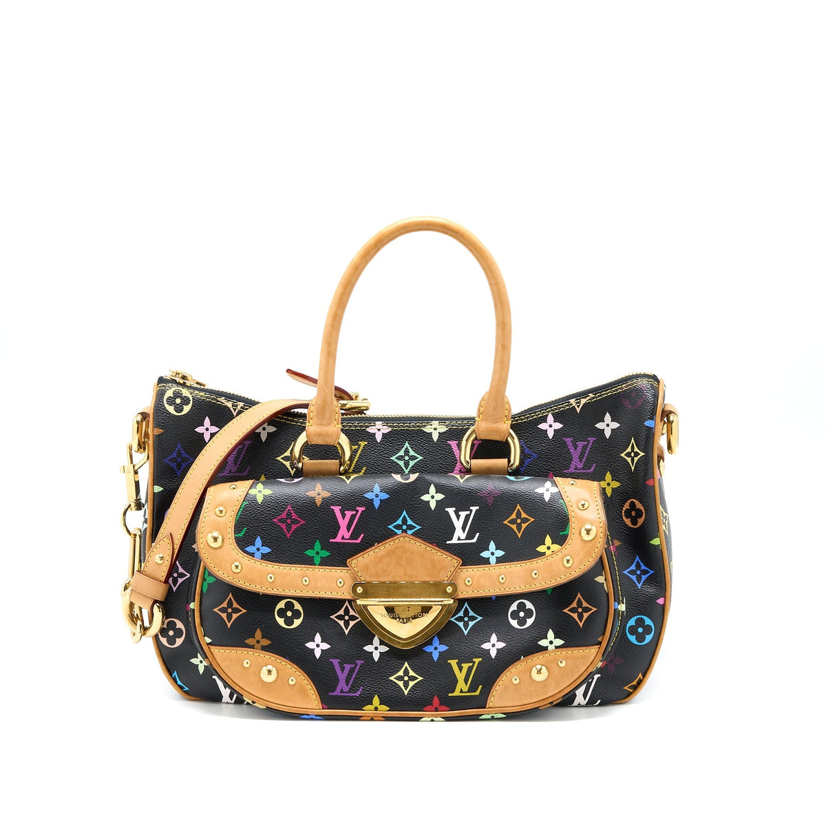 LOUIS VUITTON RITA BAG MULTICOLOUR MONOGRAM CANVAS BLACK GHW