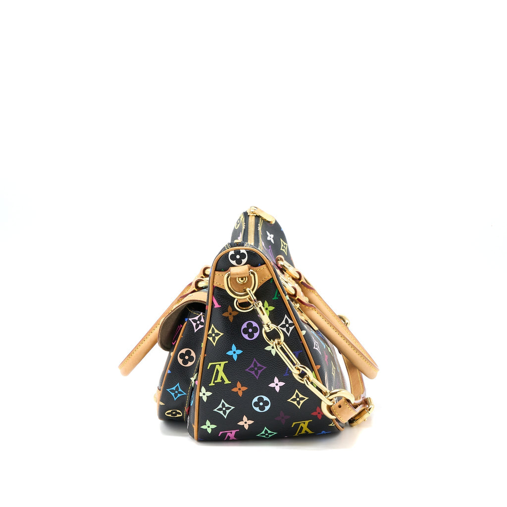 LOUIS VUITTON RITA BAG MULTICOLOUR MONOGRAM CANVAS BLACK GHW