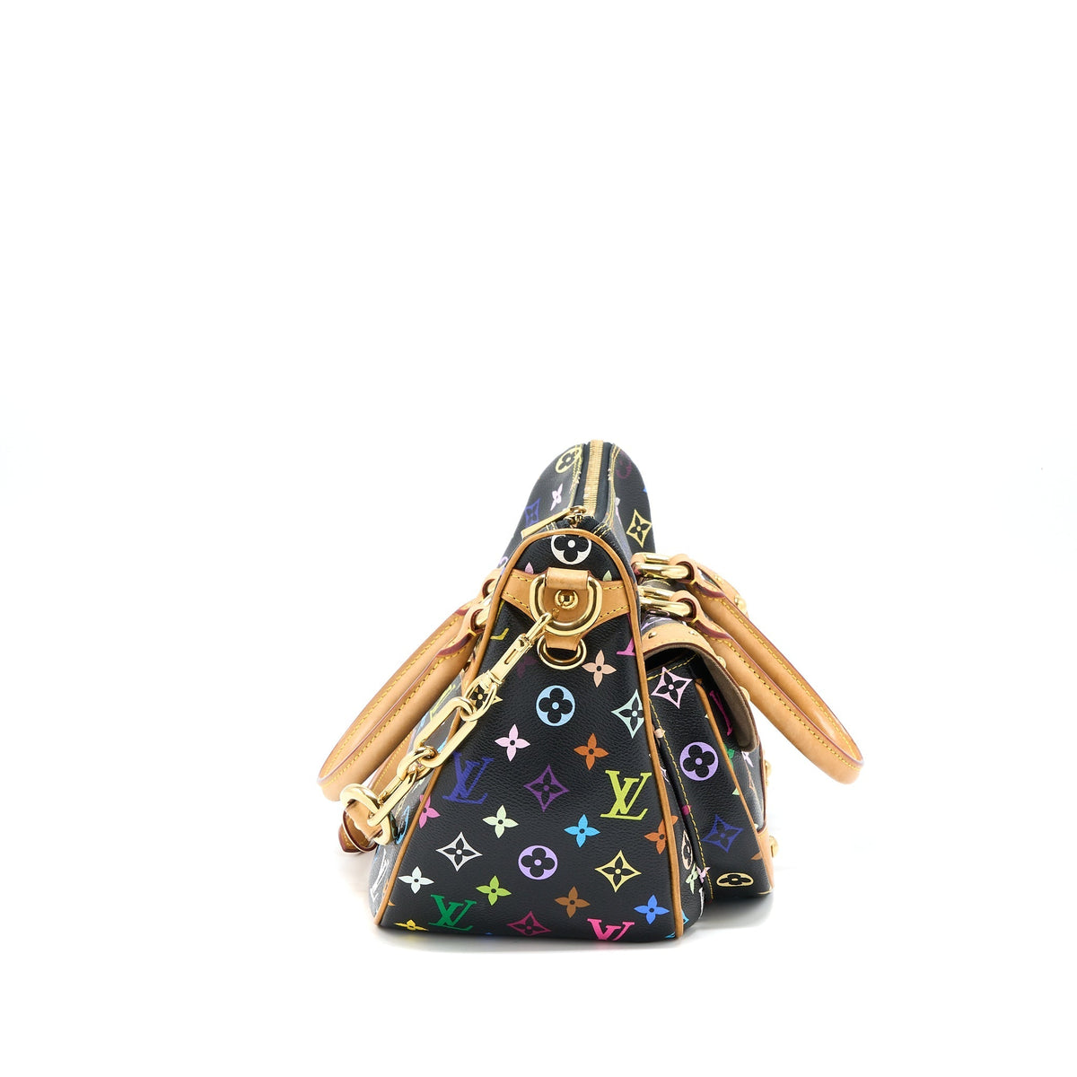 LOUIS VUITTON RITA BAG MULTICOLOUR MONOGRAM CANVAS BLACK GHW