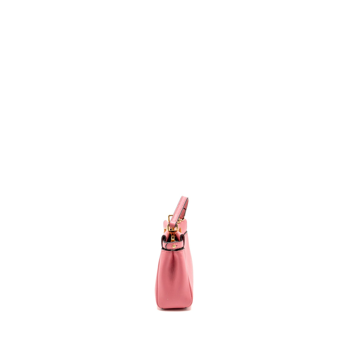 Fendi Micro Peekaboo Bag Nappa Leather Pink GHW