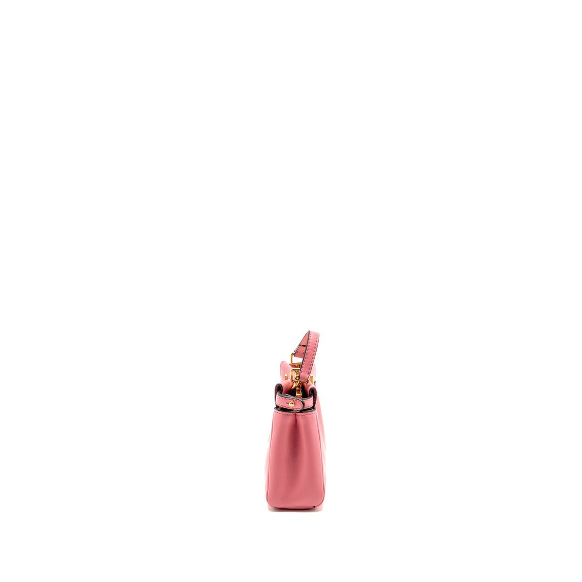 Fendi Micro Peekaboo Bag Nappa Leather Pink GHW