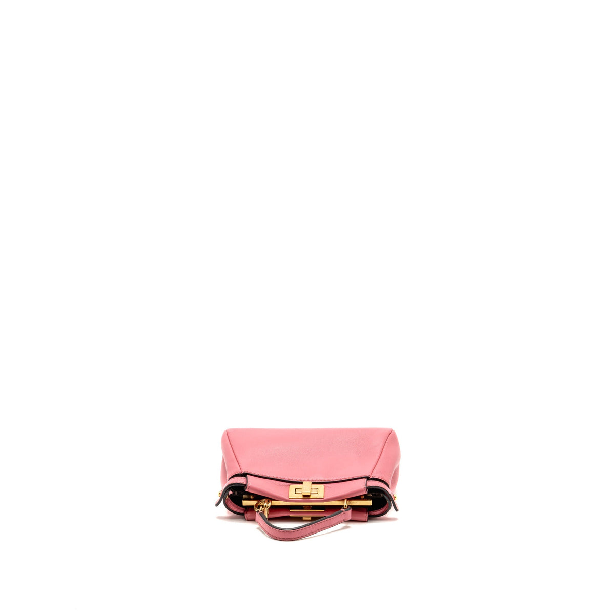 Fendi Micro Peekaboo Bag Nappa Leather Pink GHW