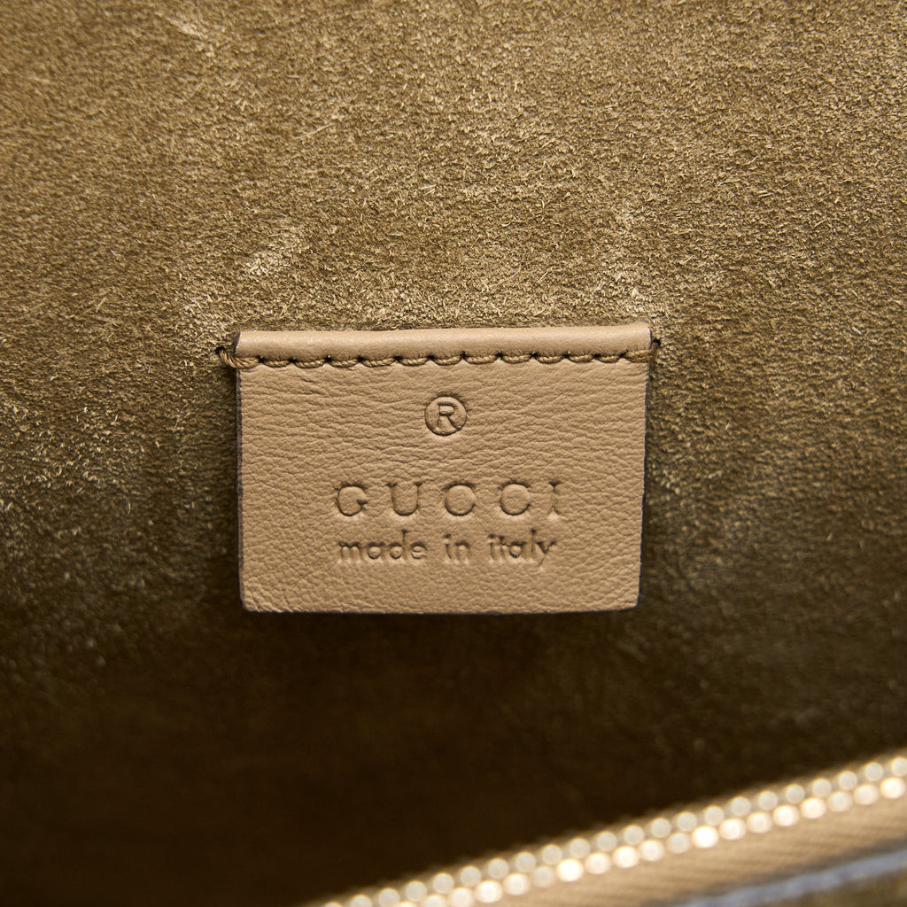 GUCCI DIONYSUS SHOULDER BAG GG SUPREME CANVAS/SUEDE SHW