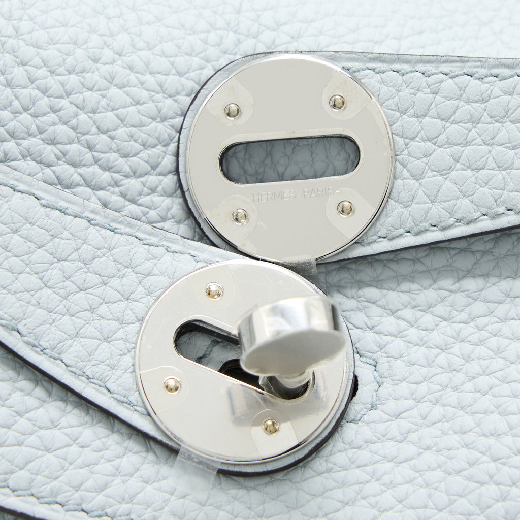 Hermes Lindy 26 Clemence Blue Pale SHW