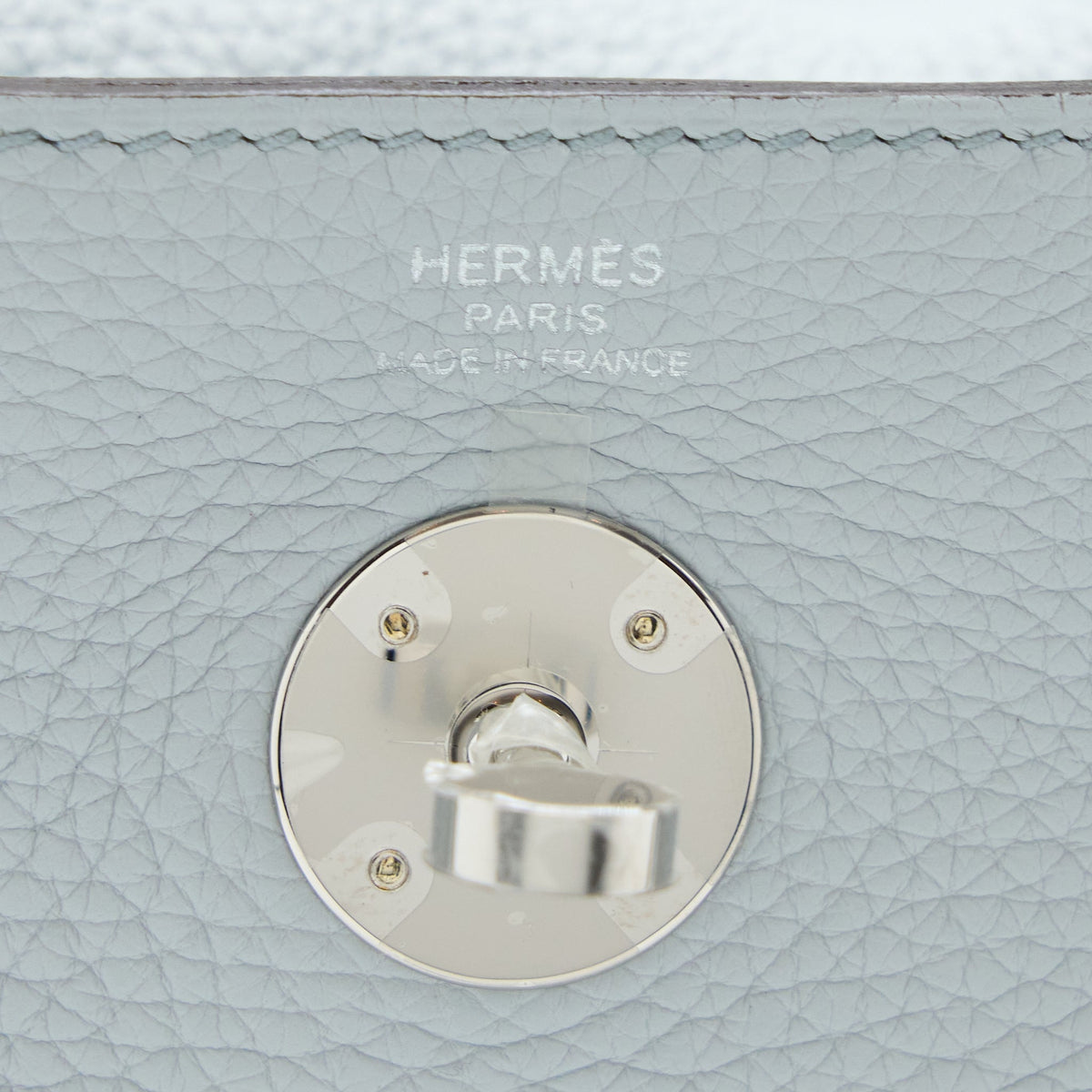 Hermes Lindy 26 Clemence Blue Pale SHW