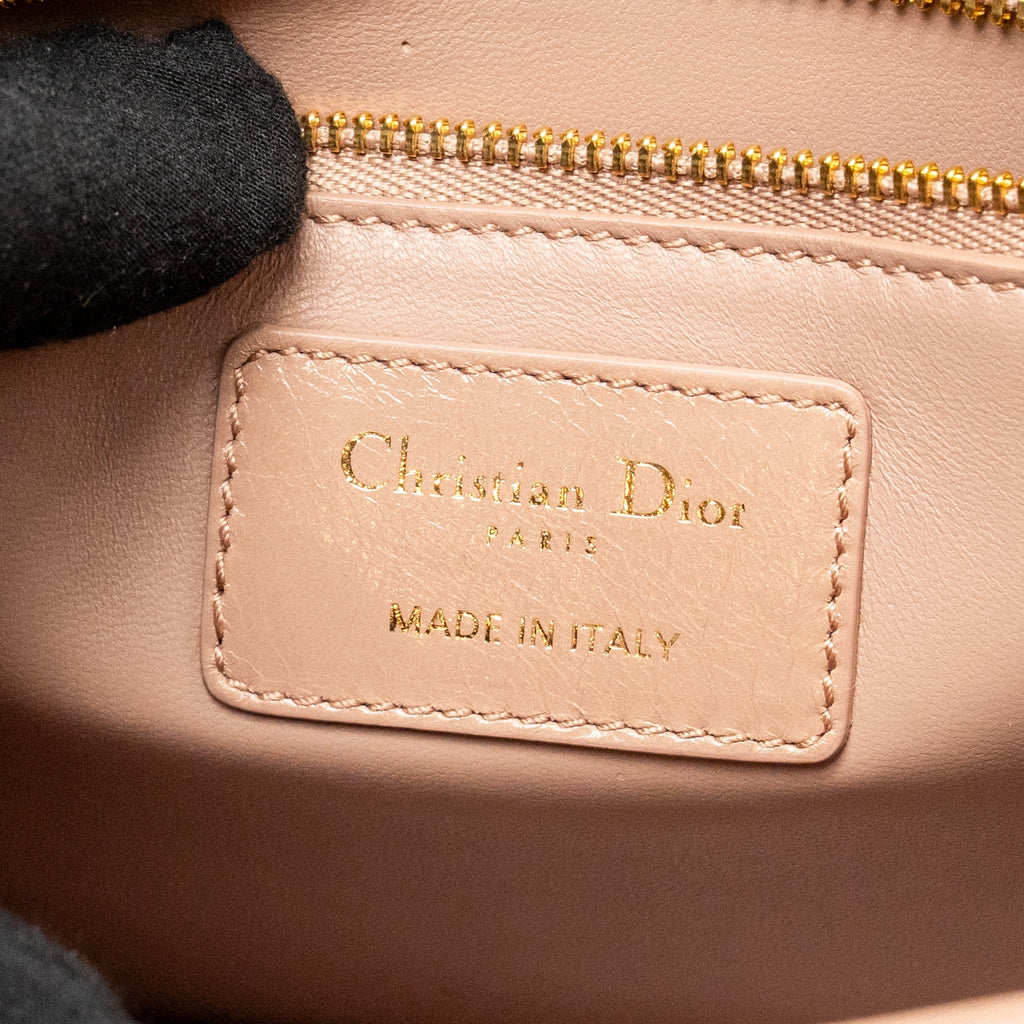 DIOR 30 MONTAIGNE BAG CALFSKIN DARK BEIGE GHW