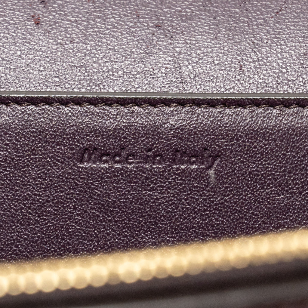 Celine Medium Frame Bag Calfskin Violet/Beige GHW