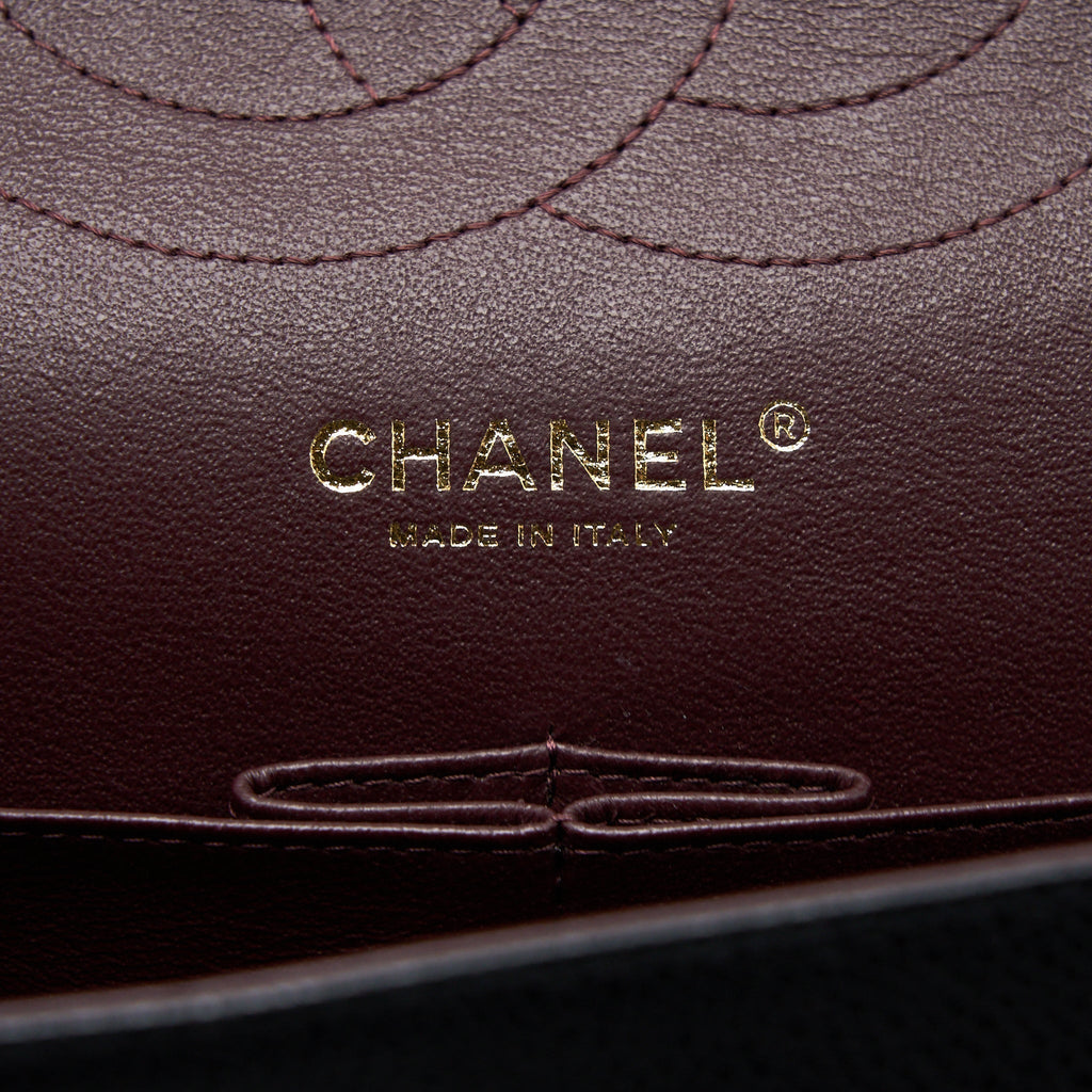CHANEL JUMBO CLASSIC DOUBLE FLAP BAG CAVIAR BLACK GHW