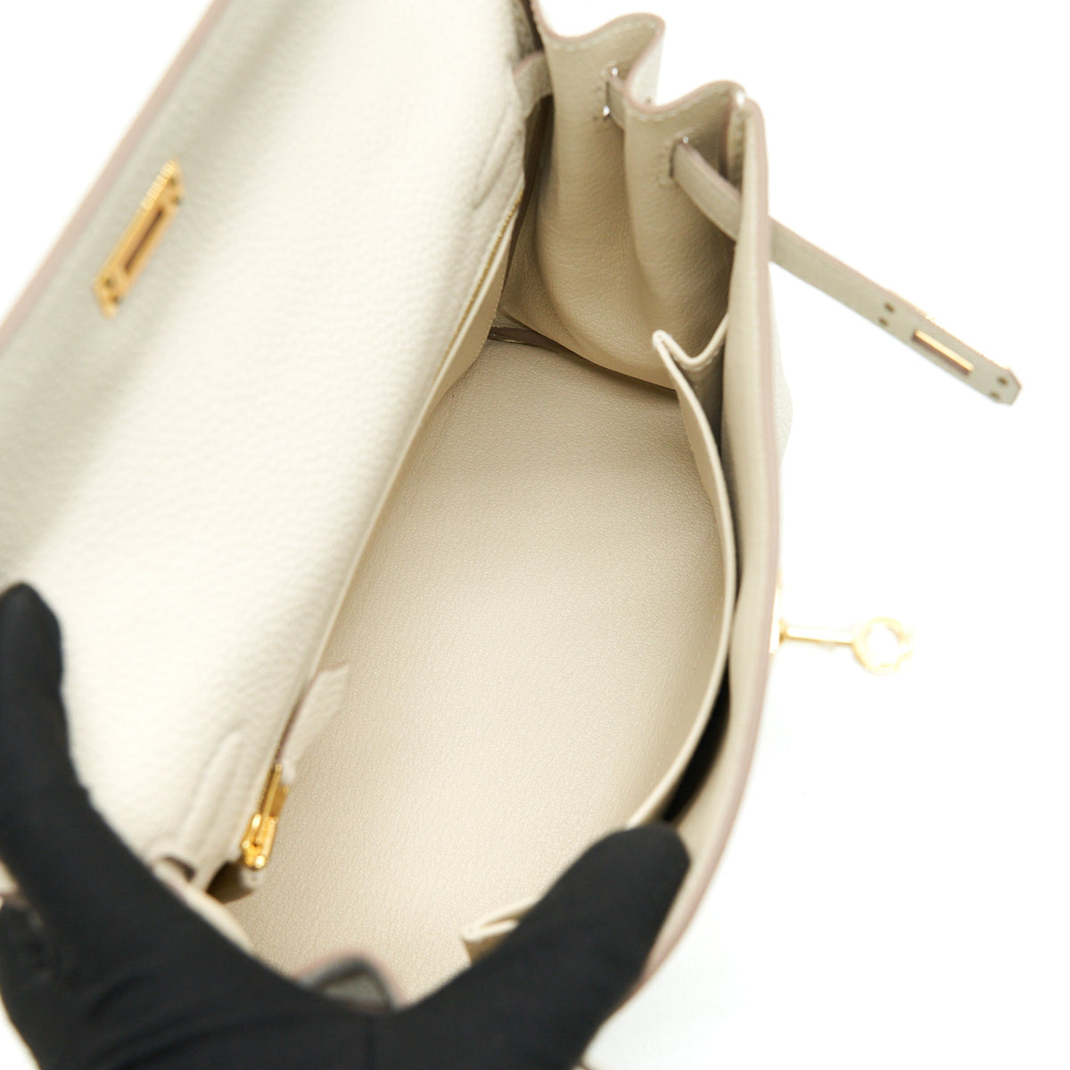 HERMES KELLY 25 TOGO CRAIE GHW