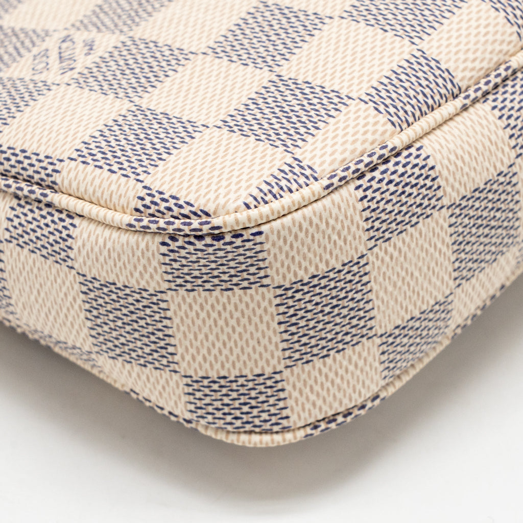 Louis Vuitton Pochette Accessoires Damier Azur Canvas GHW