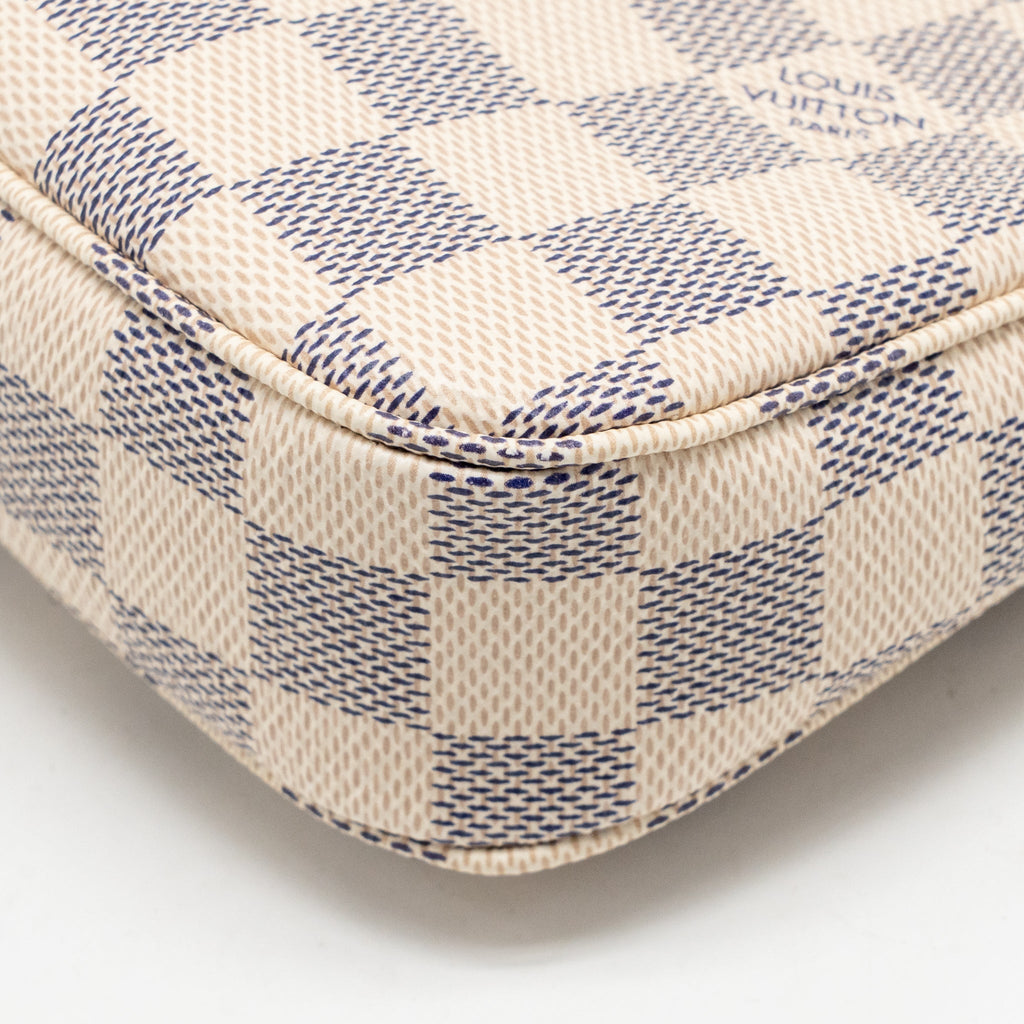 Louis Vuitton Pochette Accessoires Damier Azur Canvas GHW