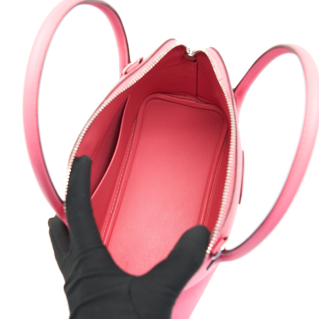 Hermes Bolide 27 Rose Azalea Epsom SHW