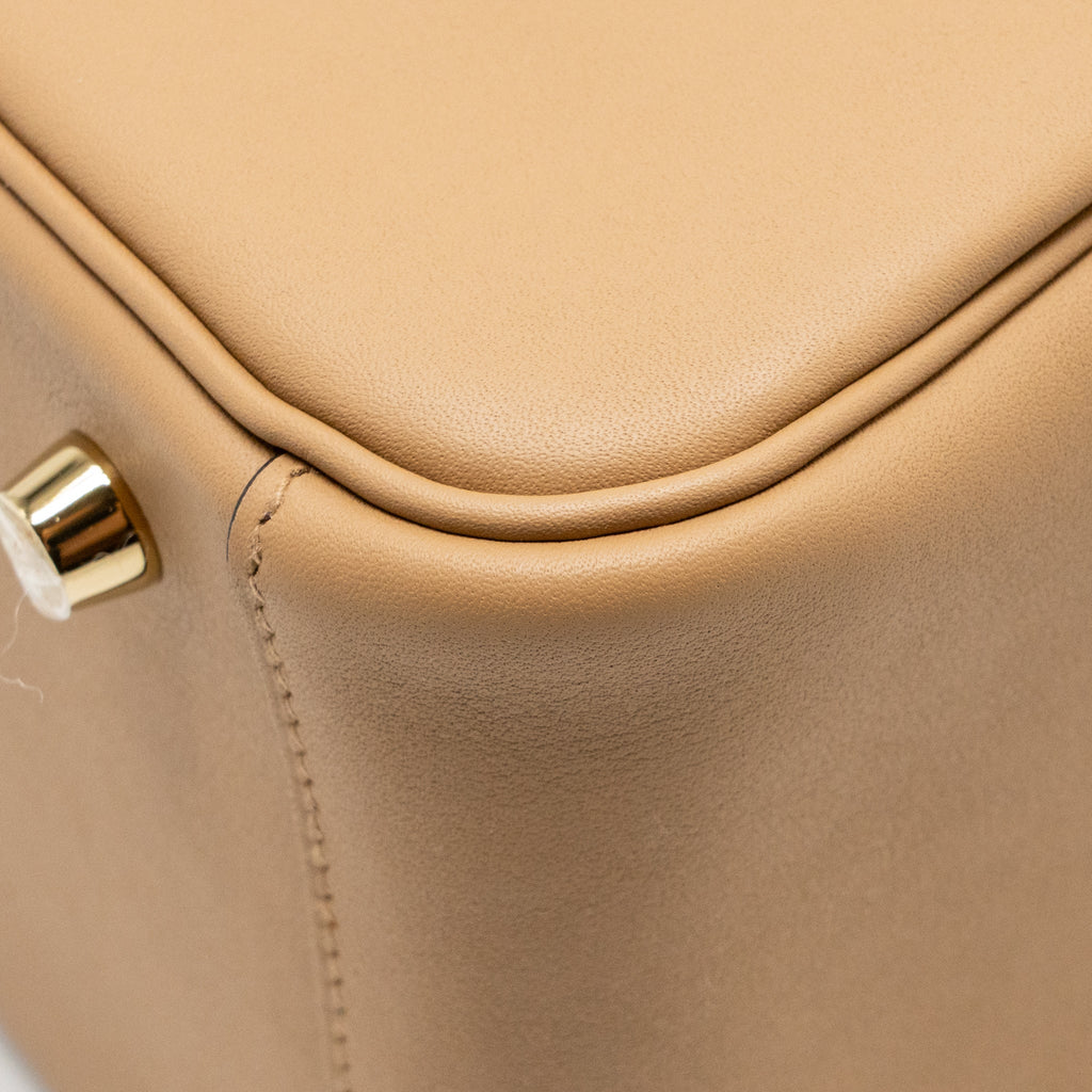 HERMES LINDY 26 SWIFT CHAI / MAUVE SYLVESTRE GHW