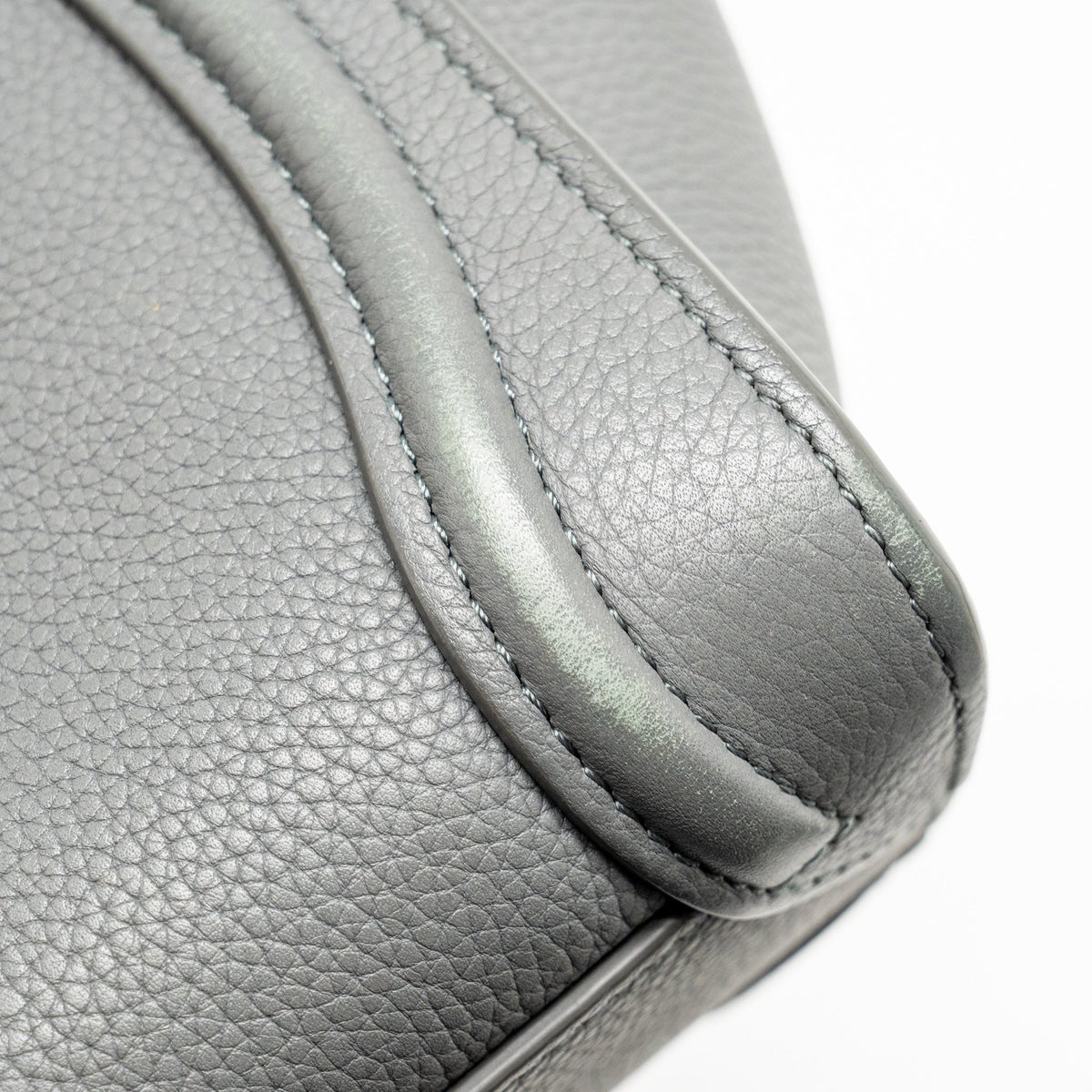 Celine Nano Luggage Bag Calfskin Grey GHW