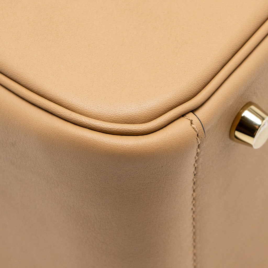 HERMES LINDY 26 SWIFT CHAI / MAUVE SYLVESTRE GHW