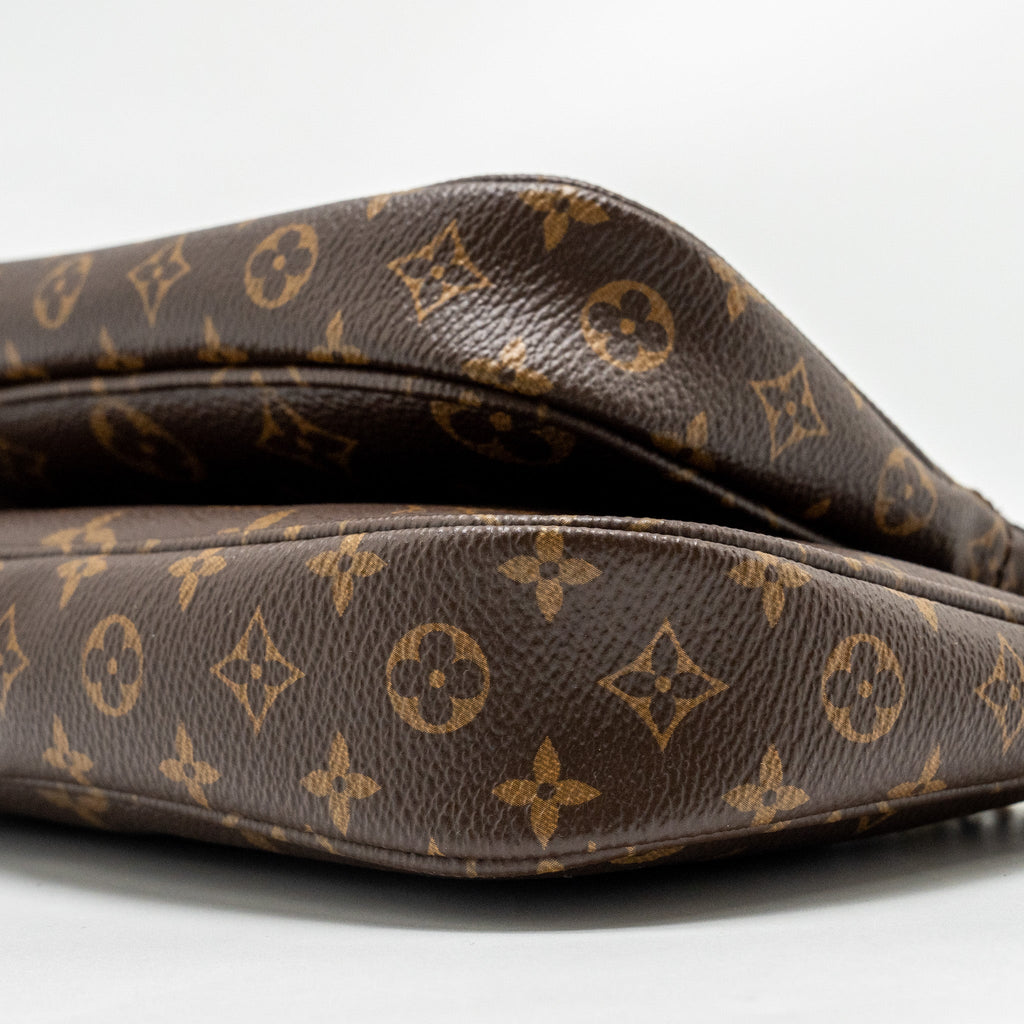 LOUIS VUITTON MULTI POCHETTE ACCESSORIES MONOGRAM CANVAS PINK STRAP GHW