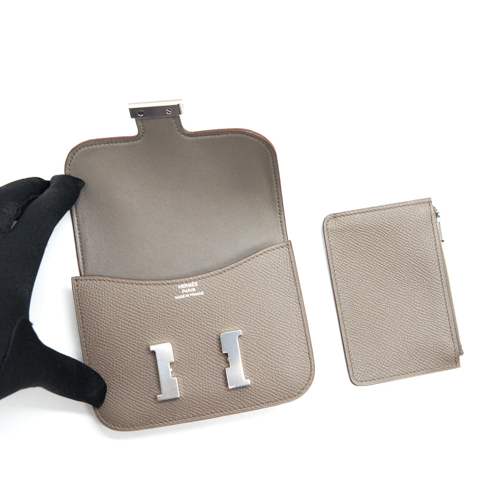HERMES CONSTANCE SLIM GRIS ETAIN SHW